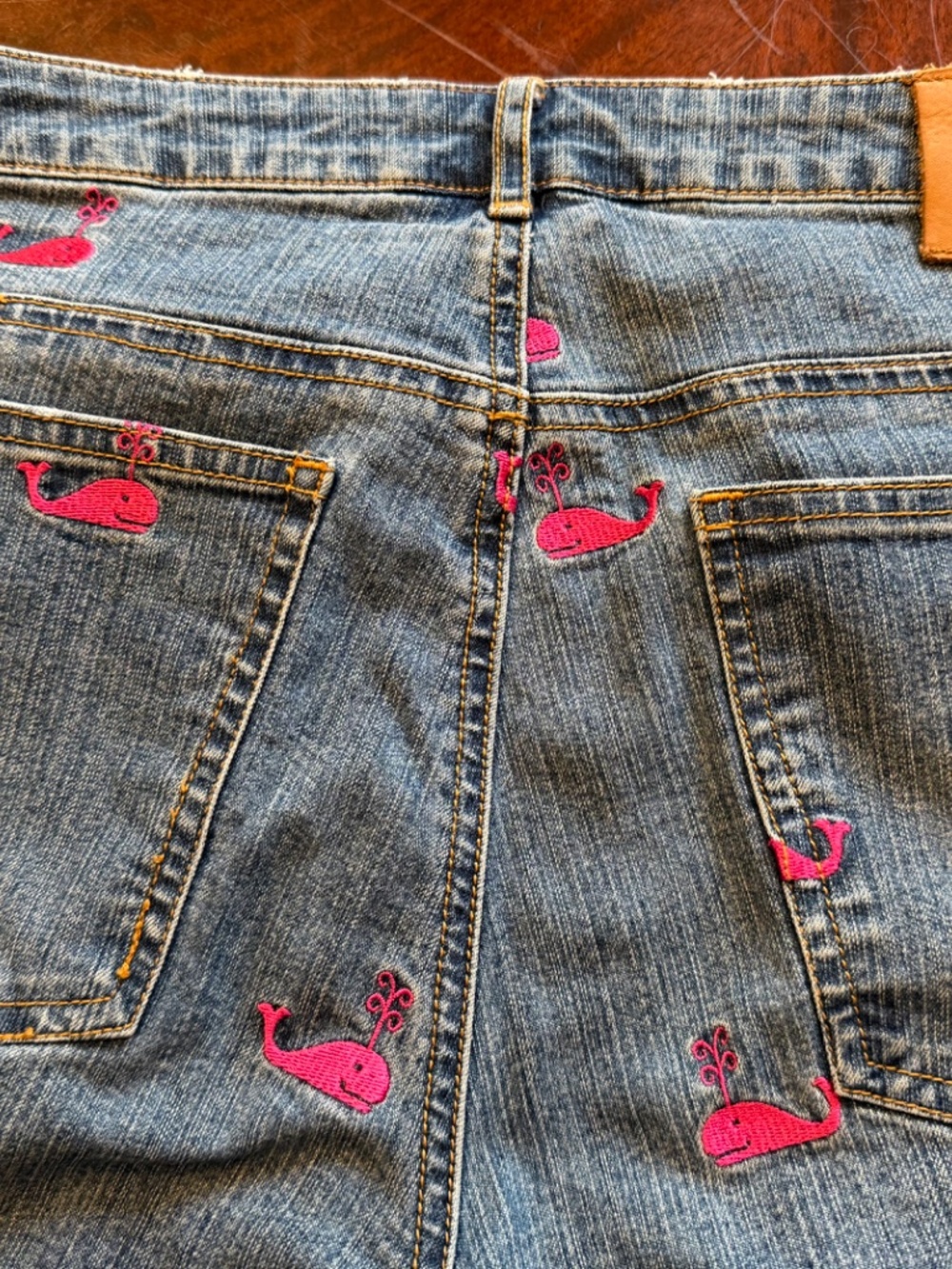Vintage jeans LP pink Whales - Picture 3 of 8